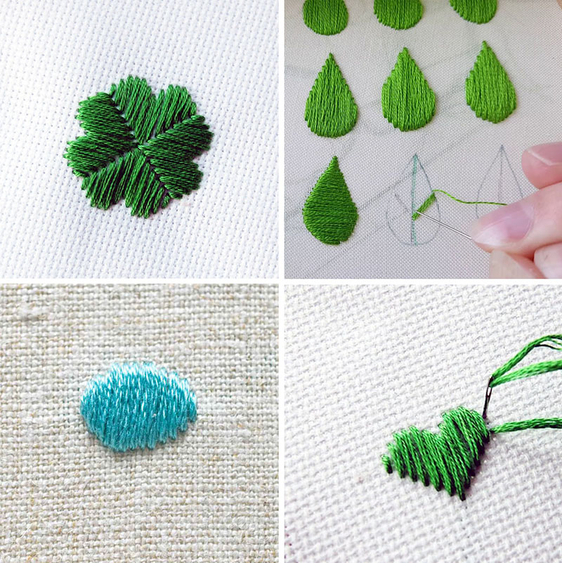 Học thêu hiện đại với các mũi thêu cơ bản