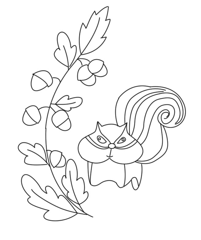 Hướng dẫn thêu bé sóc dễ thương bằng những mũi thêu cơ bản