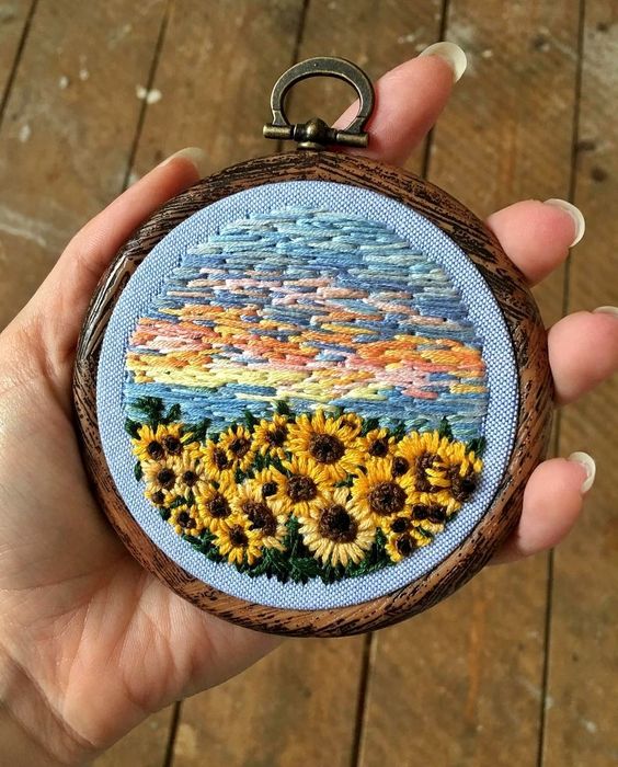 Các cách thêu phối màu cho bầu trời của riêng bạn