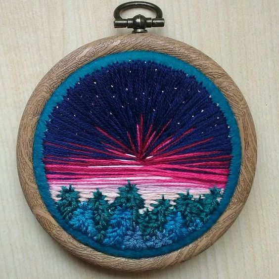 Các cách thêu phối màu cho bầu trời của riêng bạn