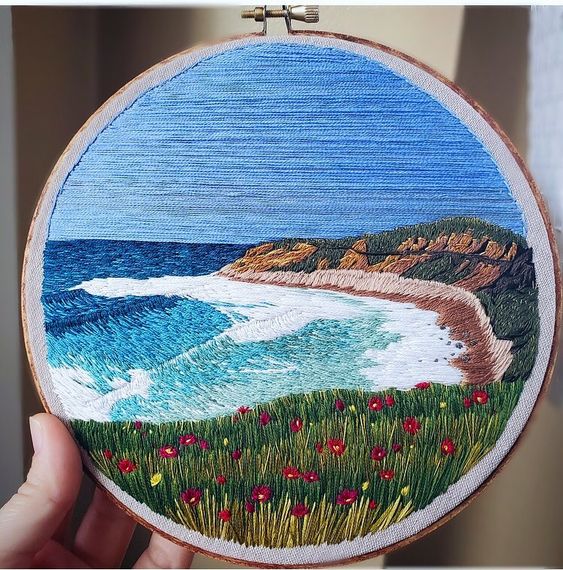 Các cách thêu phối màu cho bầu trời của riêng bạn