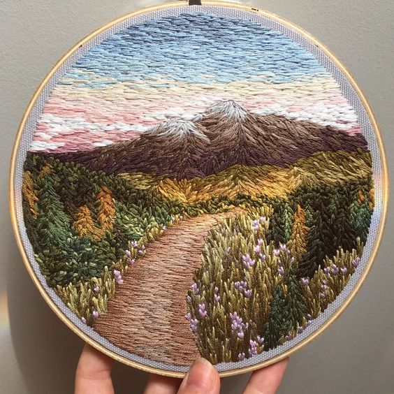 Các cách thêu phối màu cho bầu trời của riêng bạn