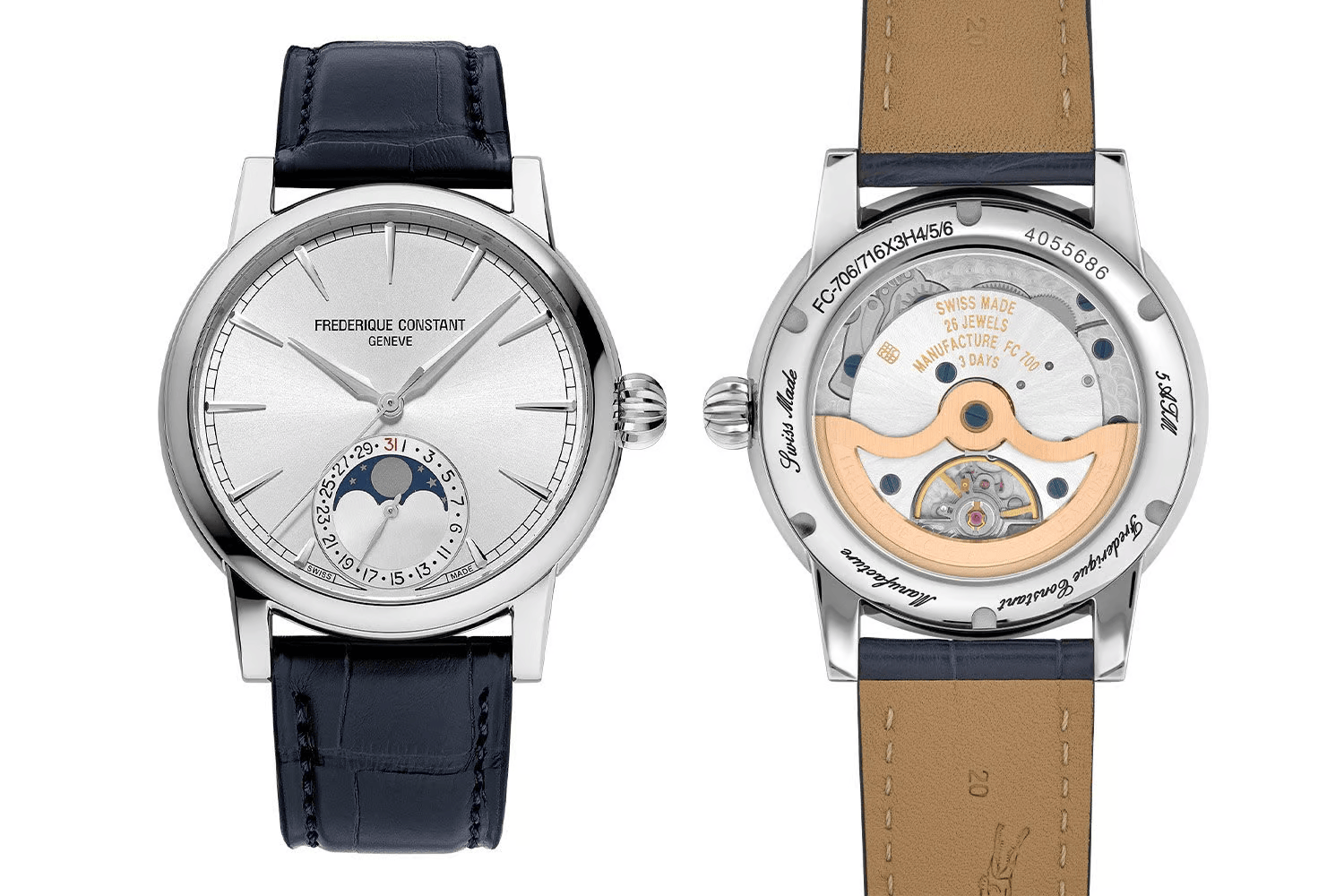 Đồng hồ Frederique Constant Classic Moonphase Date (Ref. FC-716S3H6)