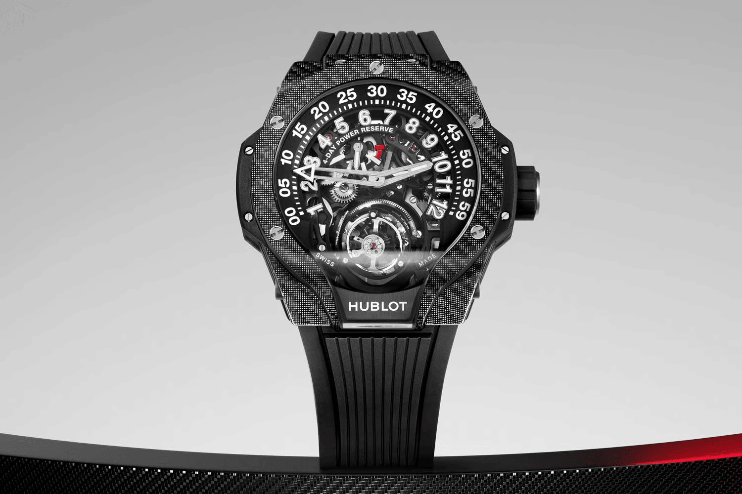 Hublot MP-13 Tourbillon Bi-Axis Carbon đen