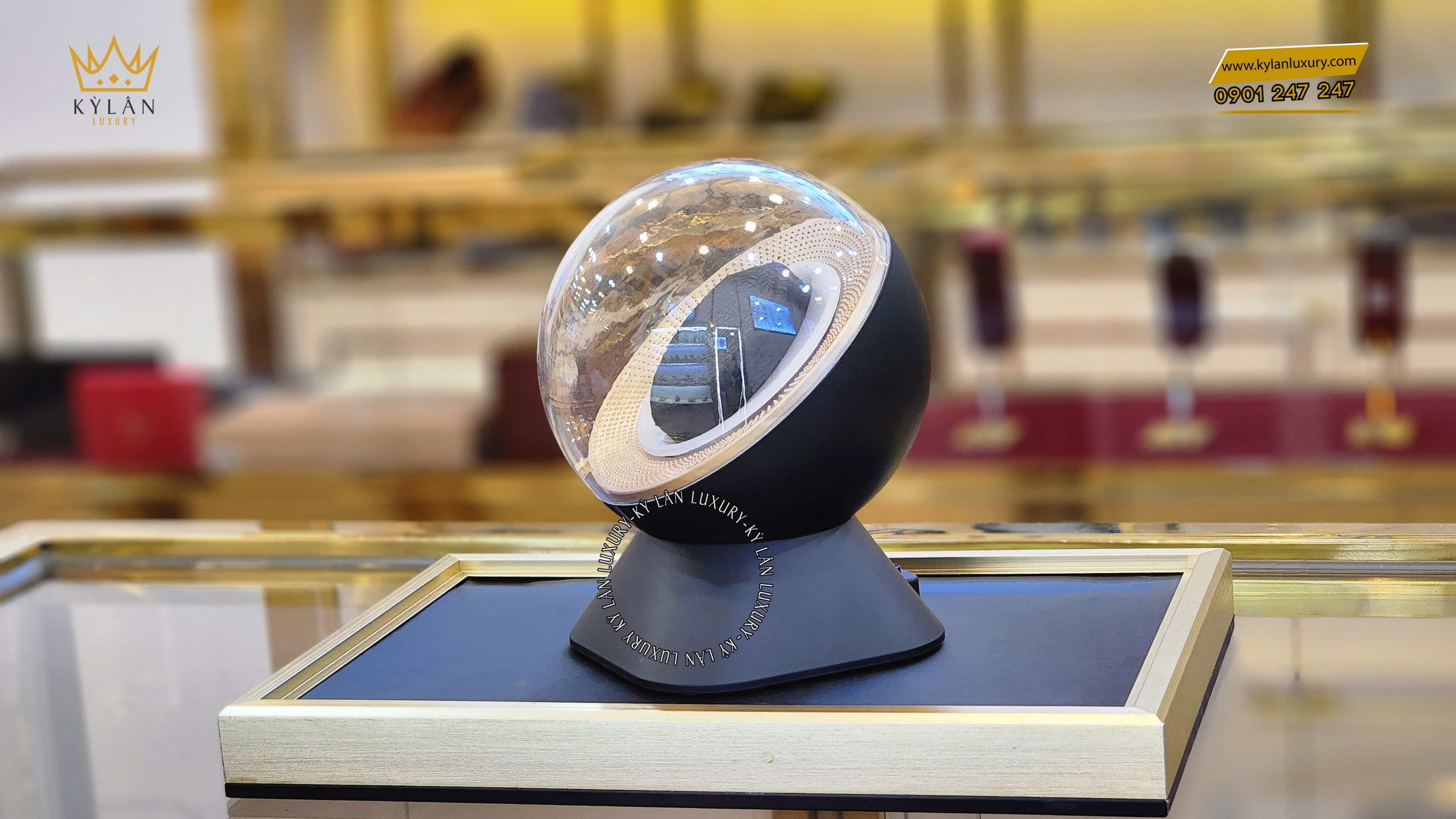 Hộp xoay đồng hồ 3 Kỳ Lân Luxury hop xoay dong ho 3 Hộp xoay đồng hồ