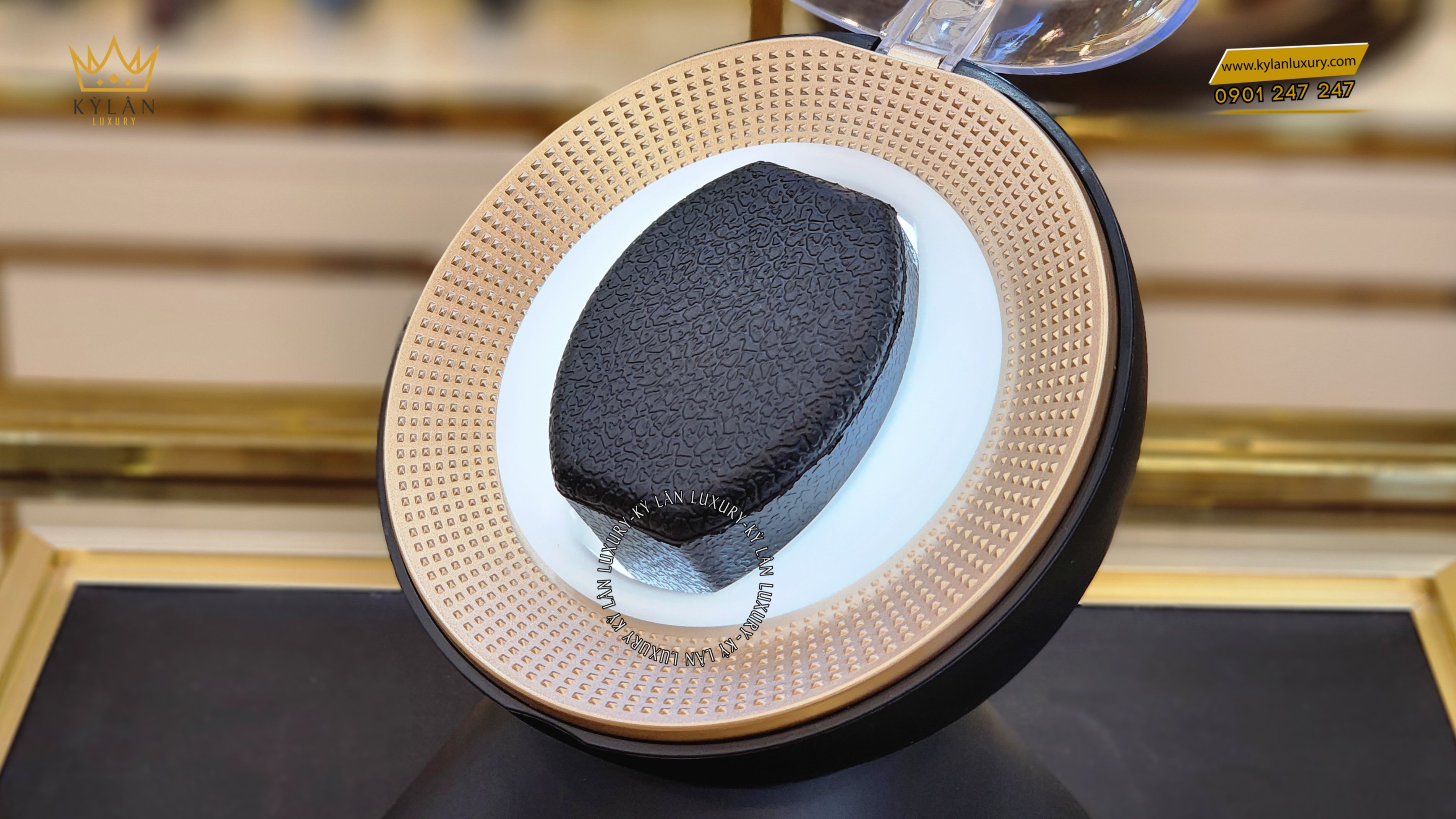 Hộp xoay đồng hồ 4 Kỳ Lân Luxury hop xoay dong ho 4 Hộp xoay đồng hồ