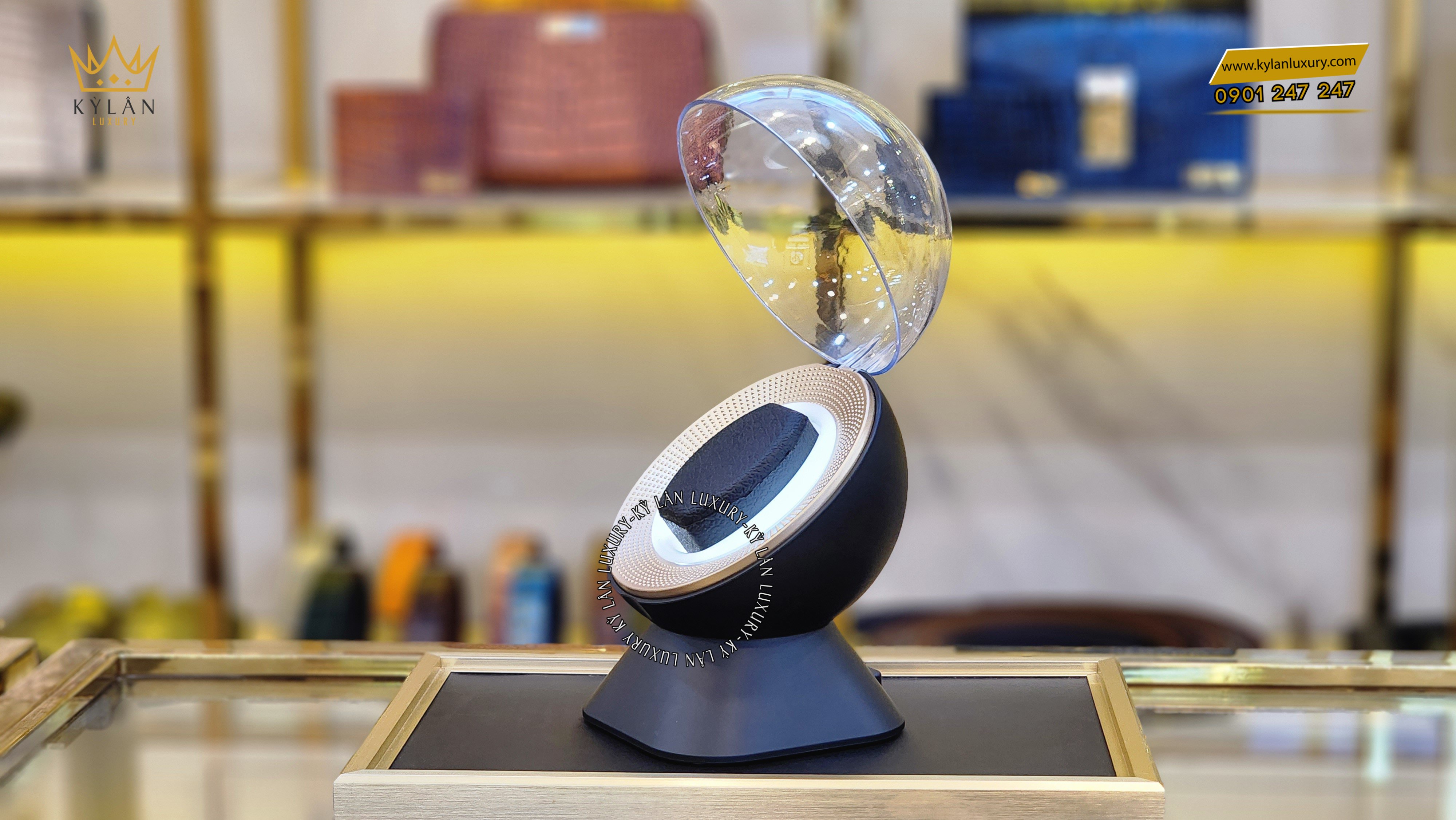 Hộp xoay đồng hồ 7 Kỳ Lân Luxury hop xoay dong ho 7 Hộp xoay đồng hồ