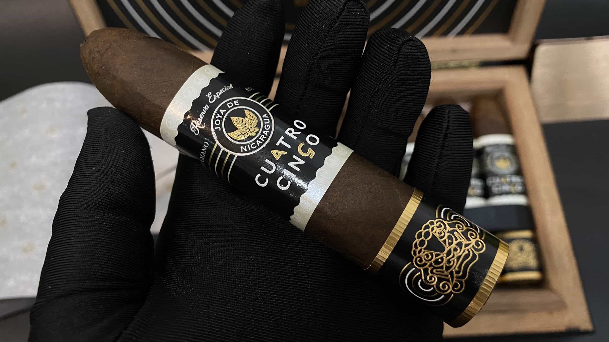 Cigar Joya de Nicaragua CUATRO CINCO 11 Kỳ Lân Luxury joya de nicaragua cuatro cinco 22 Cigar Joya de Nicaragua CUATRO CINCO