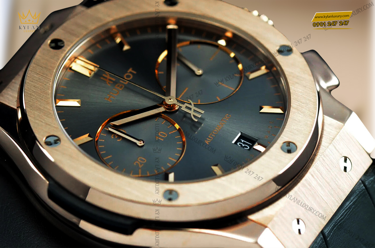 Đồng hồ đính 7 đinh ốc biểu tượng đặc trưng của thương hiệu Hublot