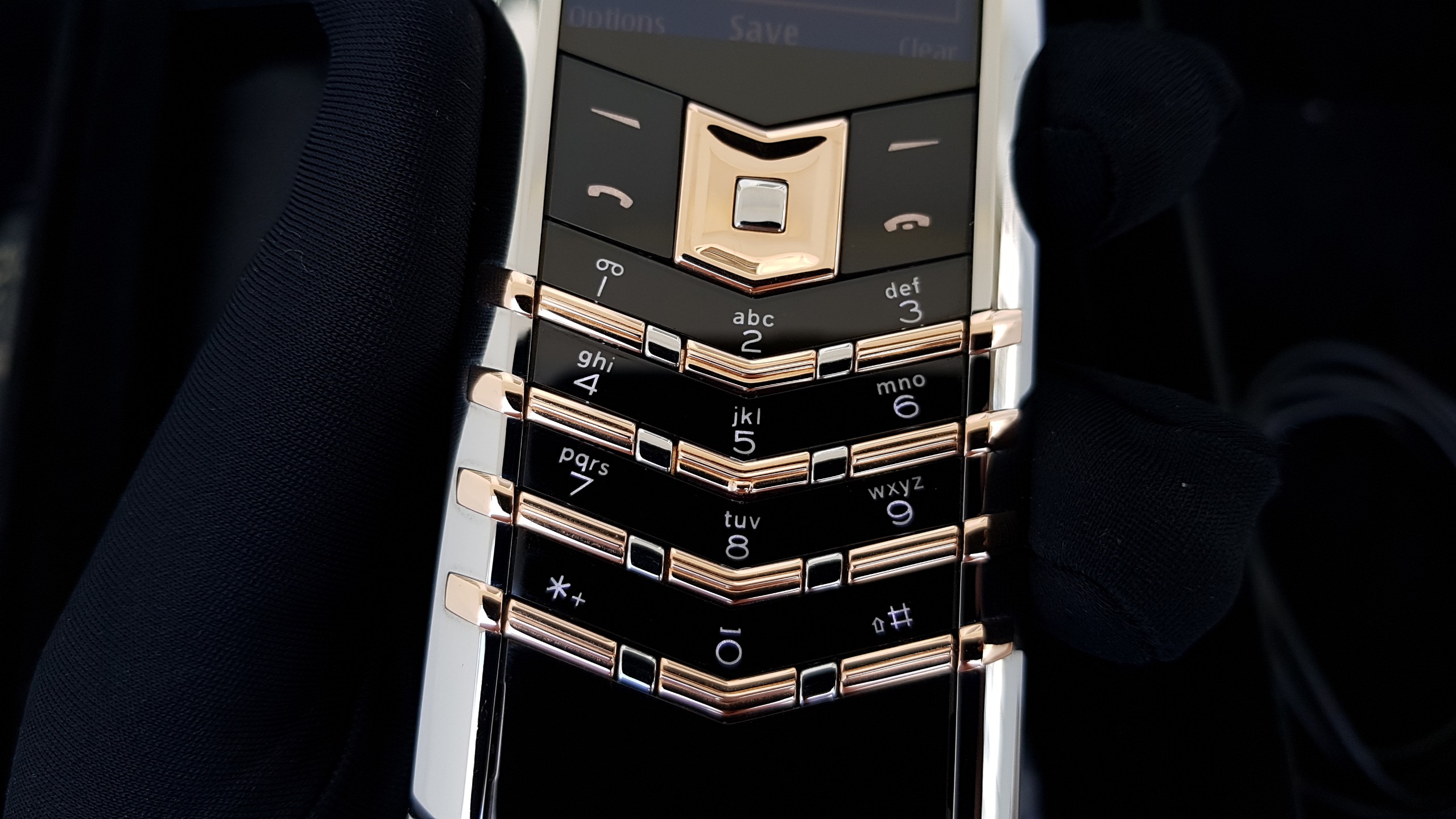 Vertu Signature S Blue Aligator Mix Gold 6 Kỳ Lân Luxury vertu signature s blu aligator mix gold 36 Vertu Signature S Blue Aligator Mix Gold