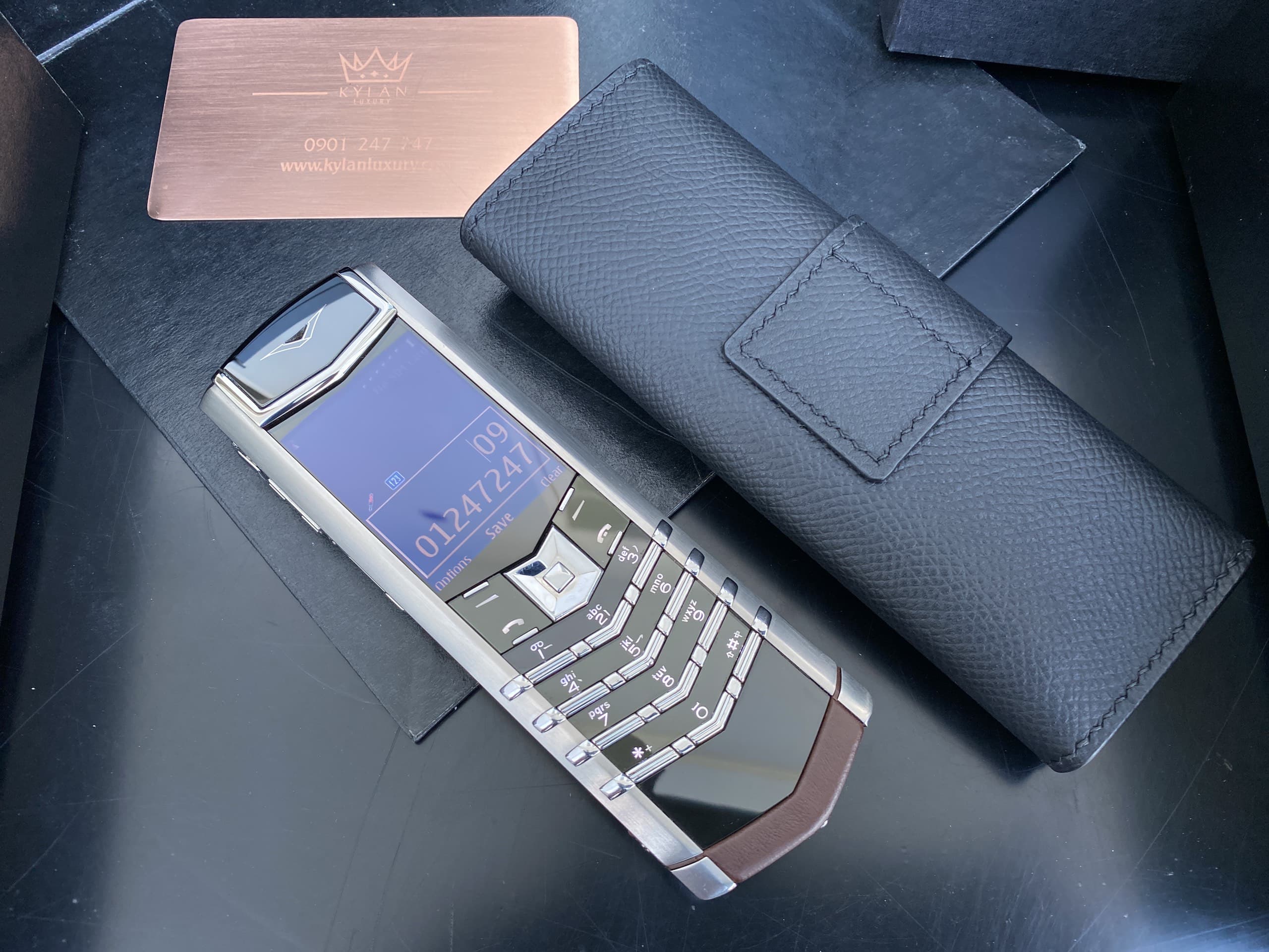 Vertu Signature S Steel Brown 31 Kỳ Lân Luxury vertu signature s steel brown 1 Vertu Signature S Steel Brown