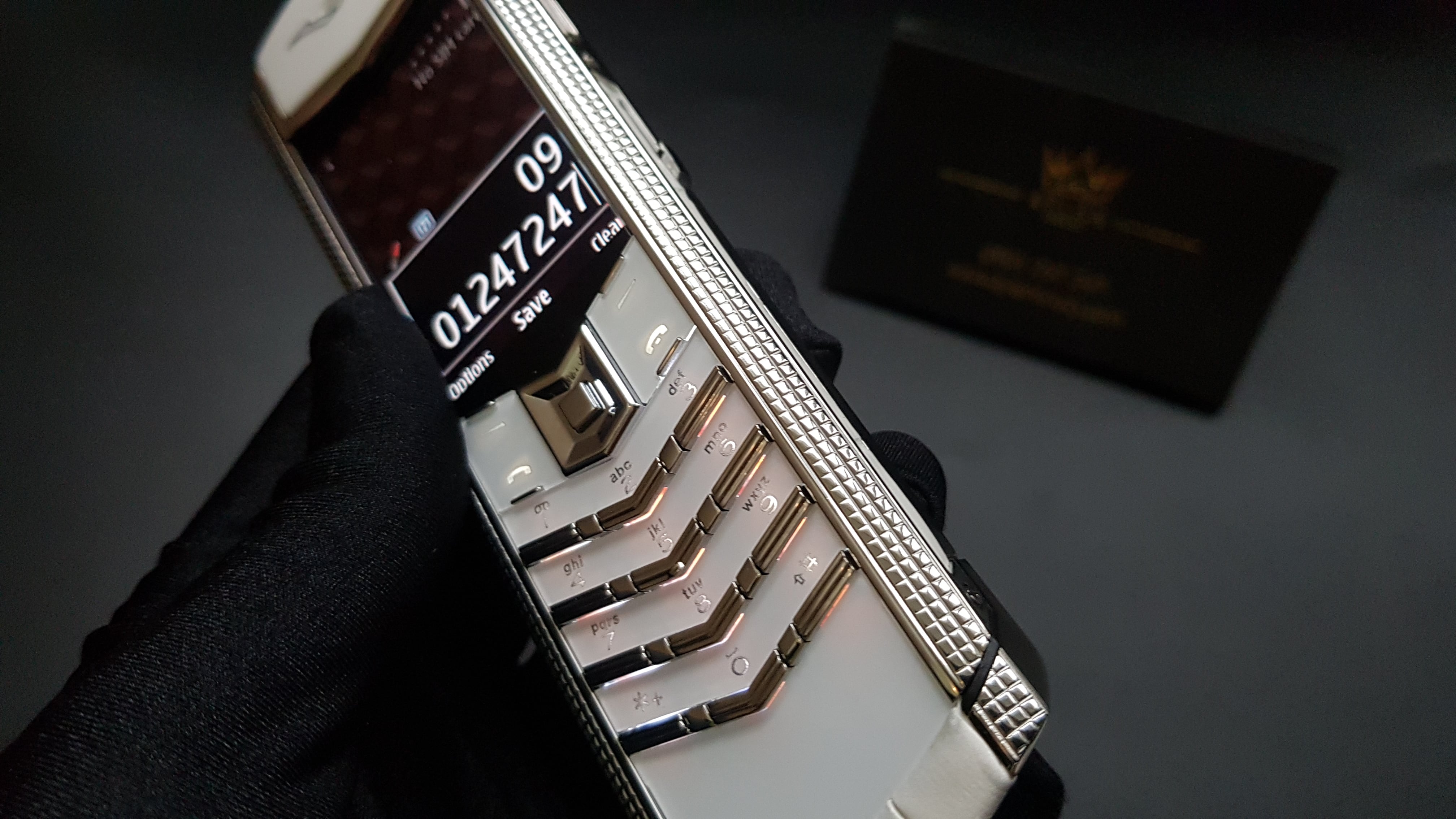 Vertu Signature S White Clous De Paris 29 Kỳ Lân Luxury vertu signature s white cloud de paris 12 Vertu Signature S White Clous De Paris