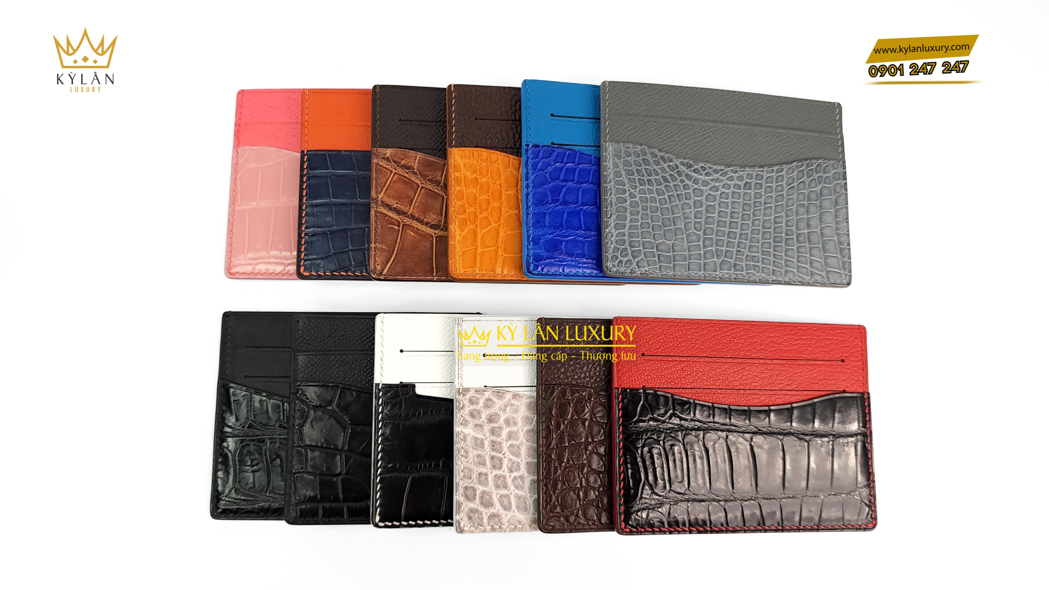 Ví đựng thẻ card 2 Kỳ Lân Luxury vi dung the card 99 Ví đựng thẻ card