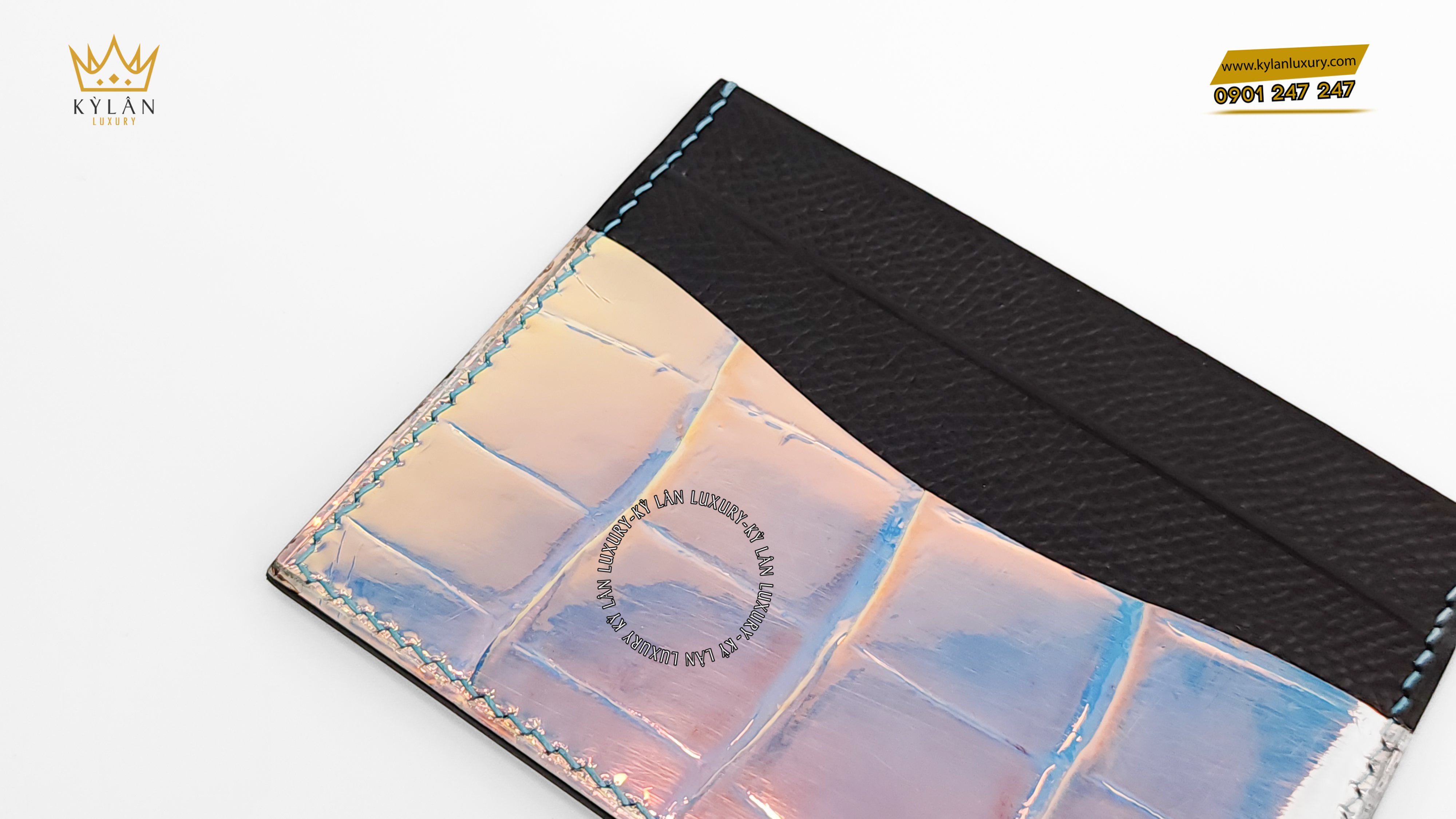 Ví đựng thẻ da cá alligator galaxy 6 Kỳ Lân Luxury vi dung the da ca alligator galaxy 2 Ví đựng thẻ da cá alligator galaxy