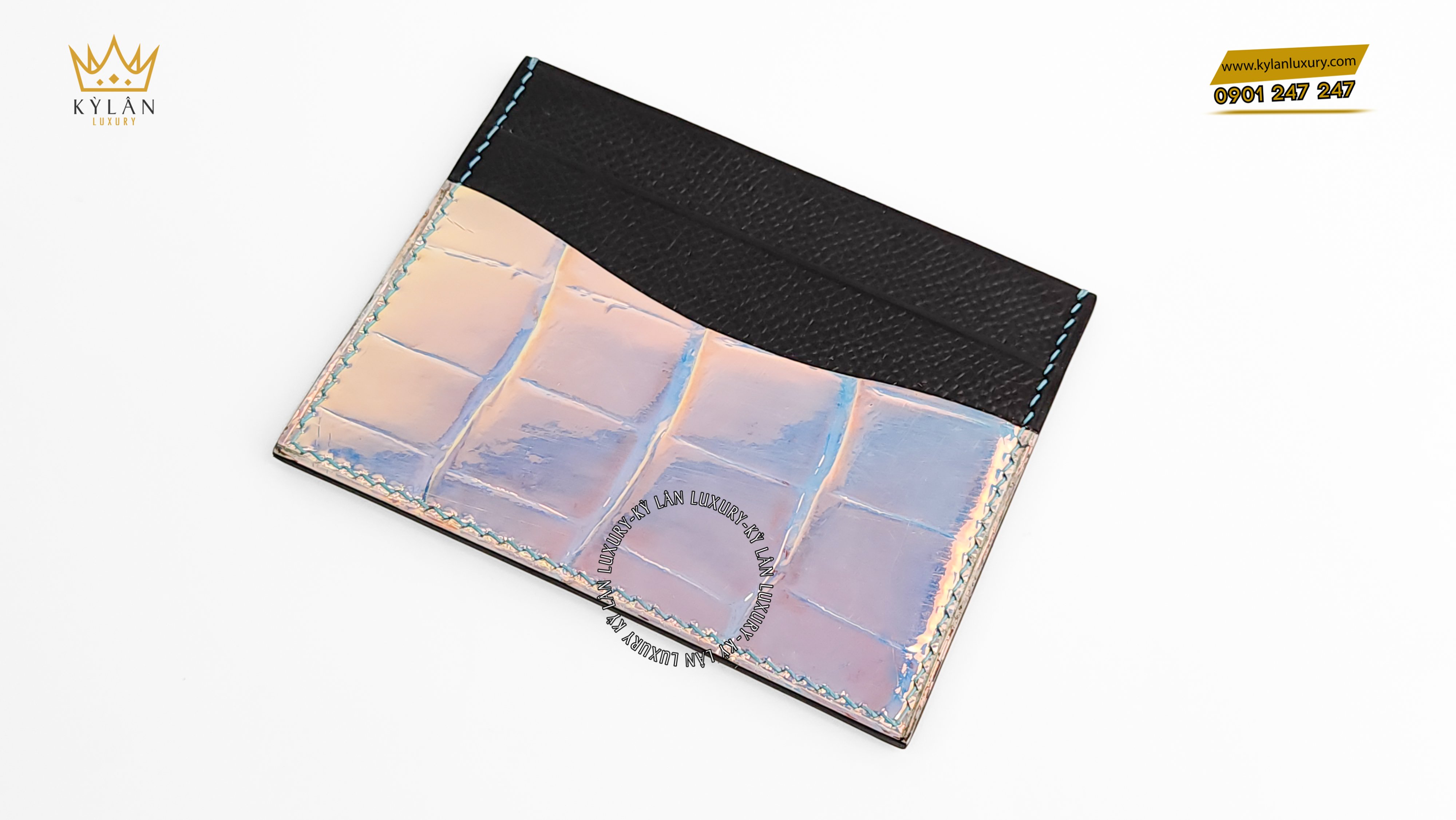 Ví đựng thẻ da cá alligator galaxy 2 Kỳ Lân Luxury vi dung the da ca alligator galaxy 4 Ví đựng thẻ da cá alligator galaxy