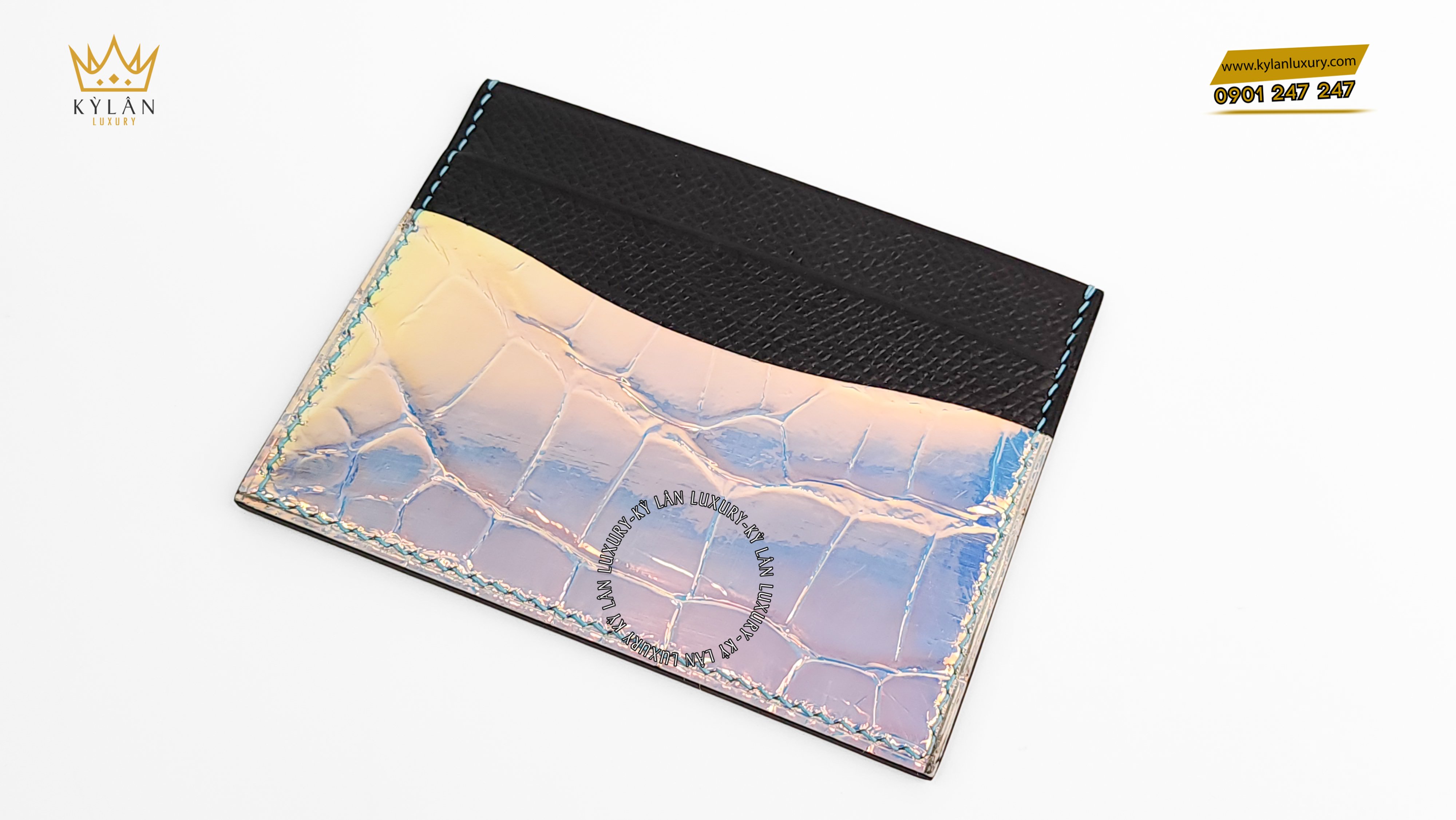 Ví đựng thẻ da cá alligator galaxy 3 Kỳ Lân Luxury vi dung the da ca alligator galaxy 8 Ví đựng thẻ da cá alligator galaxy