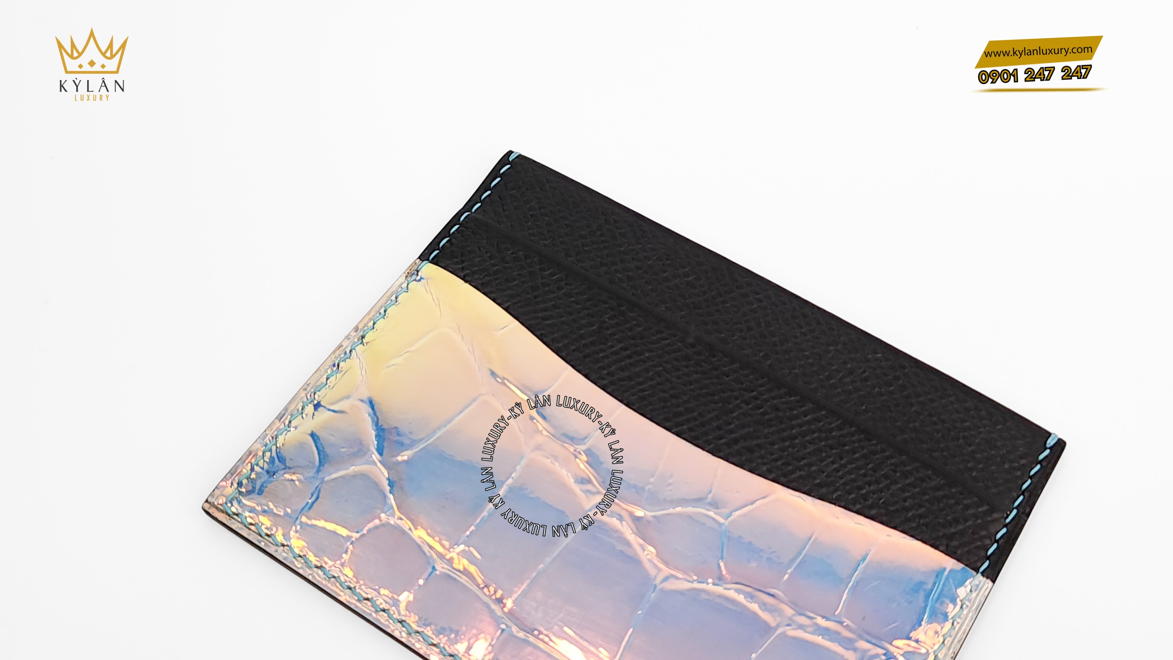 Ví đựng thẻ da cá alligator galaxy 7 Kỳ Lân Luxury vi dung the da ca alligator galaxy 9 Ví đựng thẻ da cá alligator galaxy