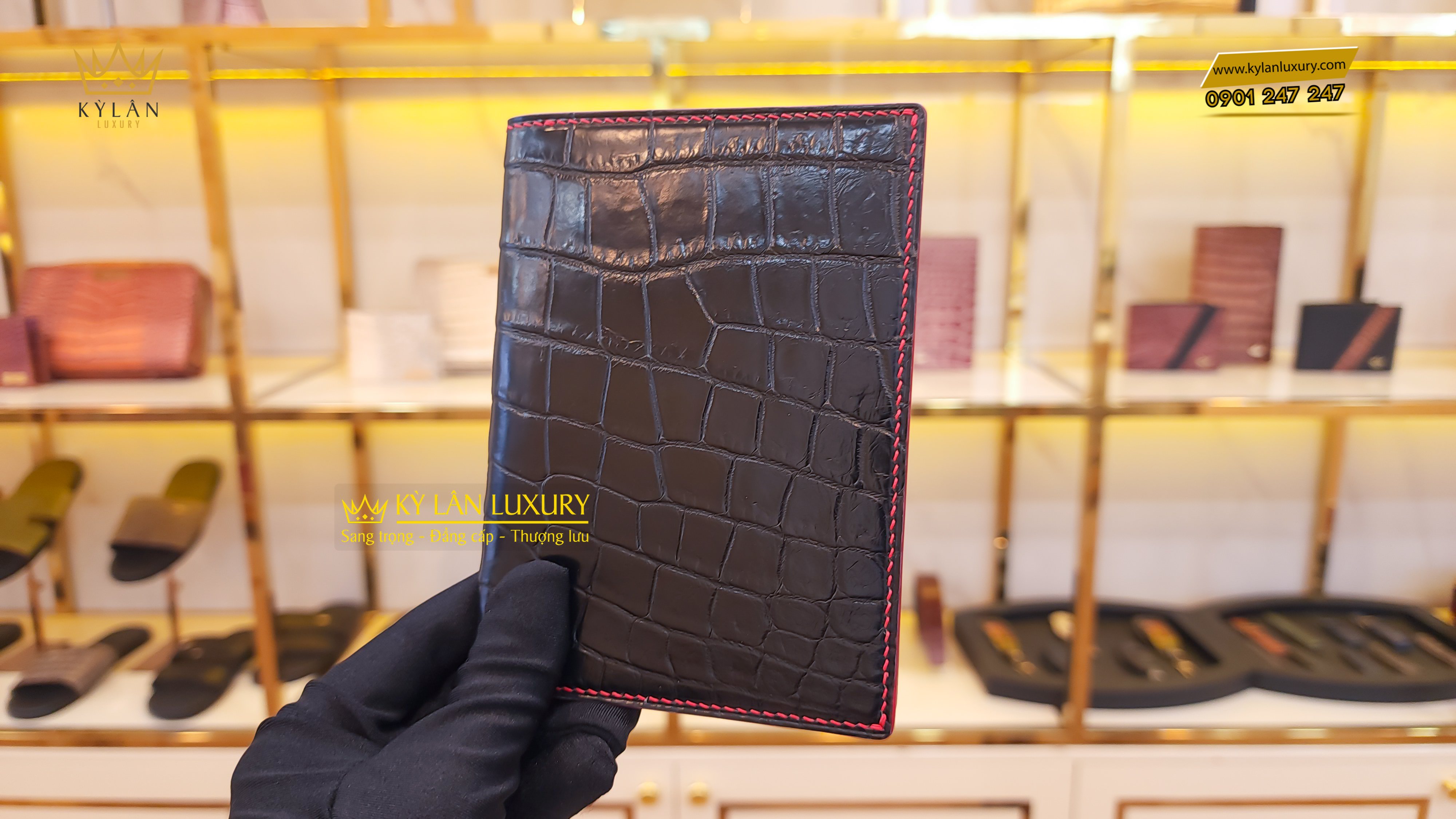 Ví Passport 16 Kỳ Lân Luxury vi passport 13 Ví Passport