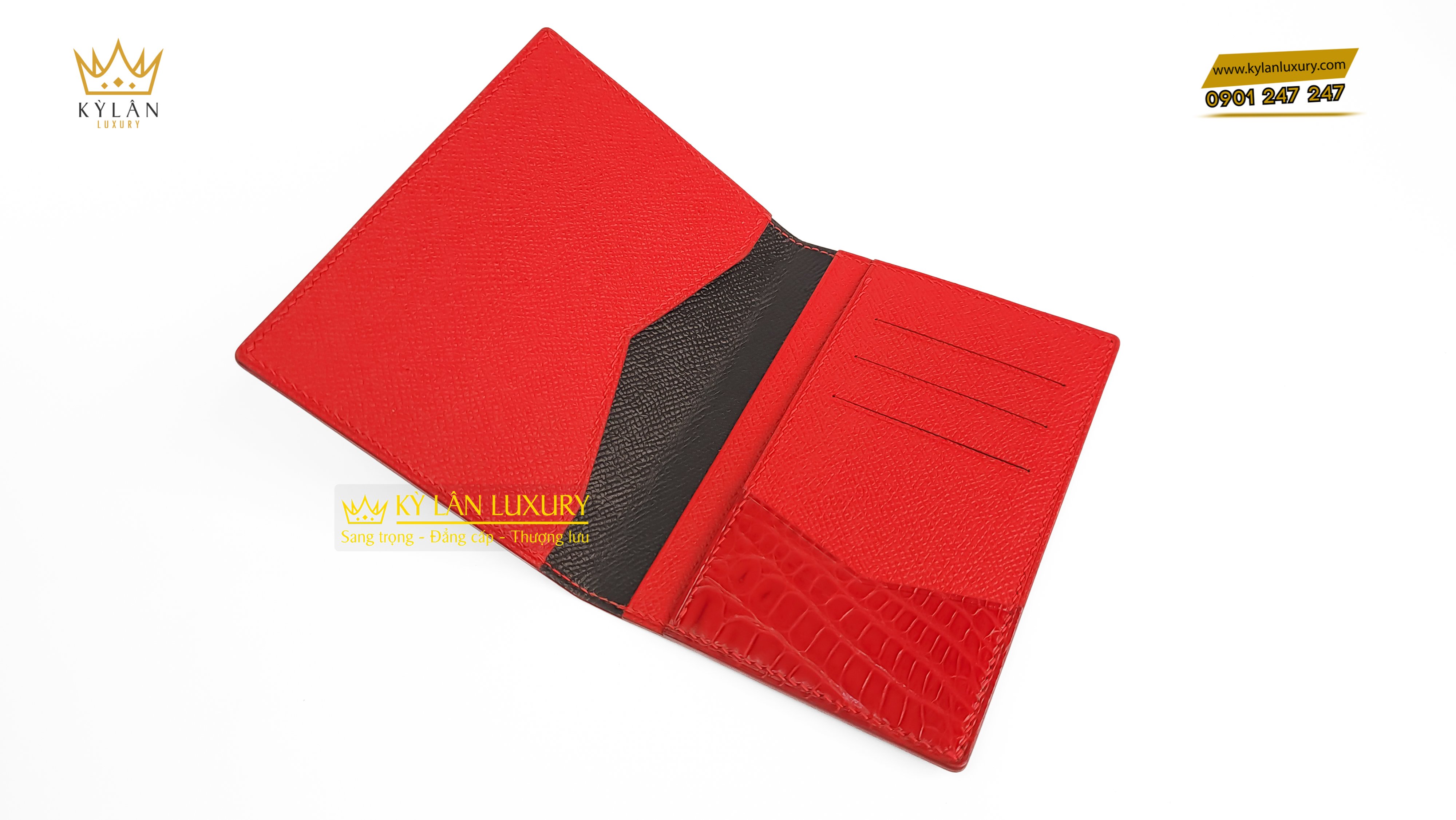 Ví Passport 12 Kỳ Lân Luxury vi passport 14 Ví Passport