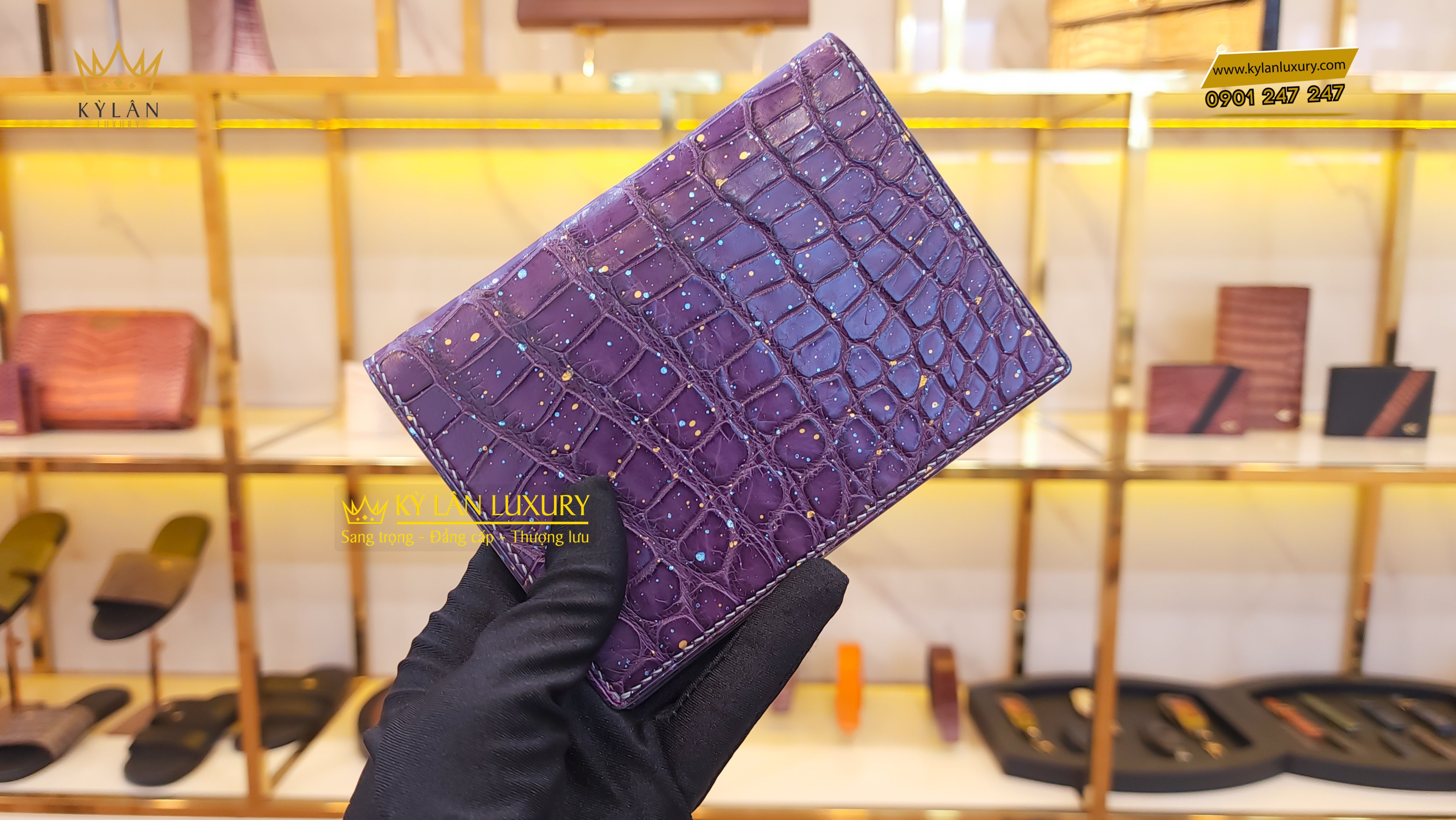 Ví Passport 26 Kỳ Lân Luxury vi passport 25 Ví Passport