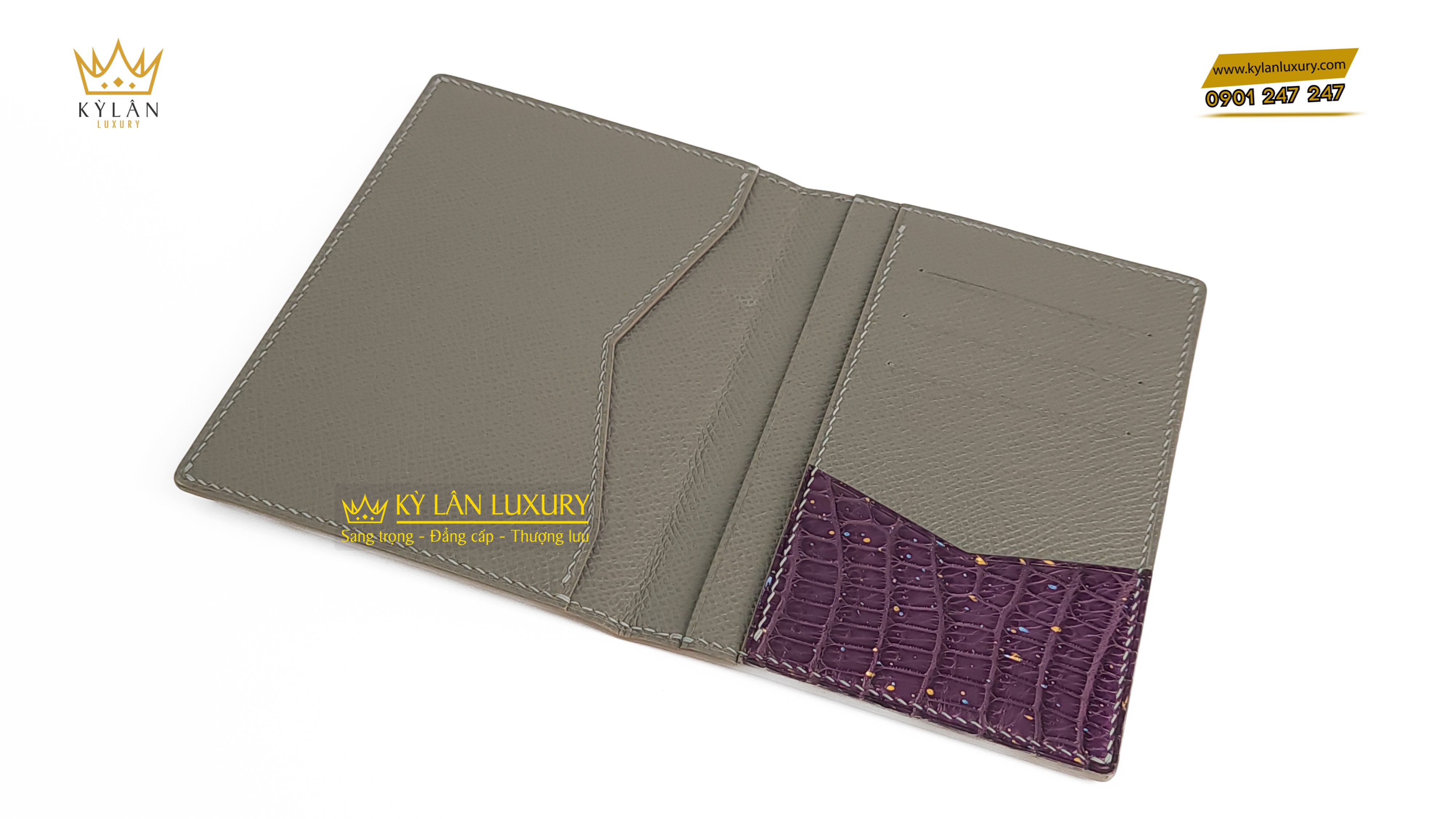 Ví Passport 20 Kỳ Lân Luxury vi passport 28 Ví Passport