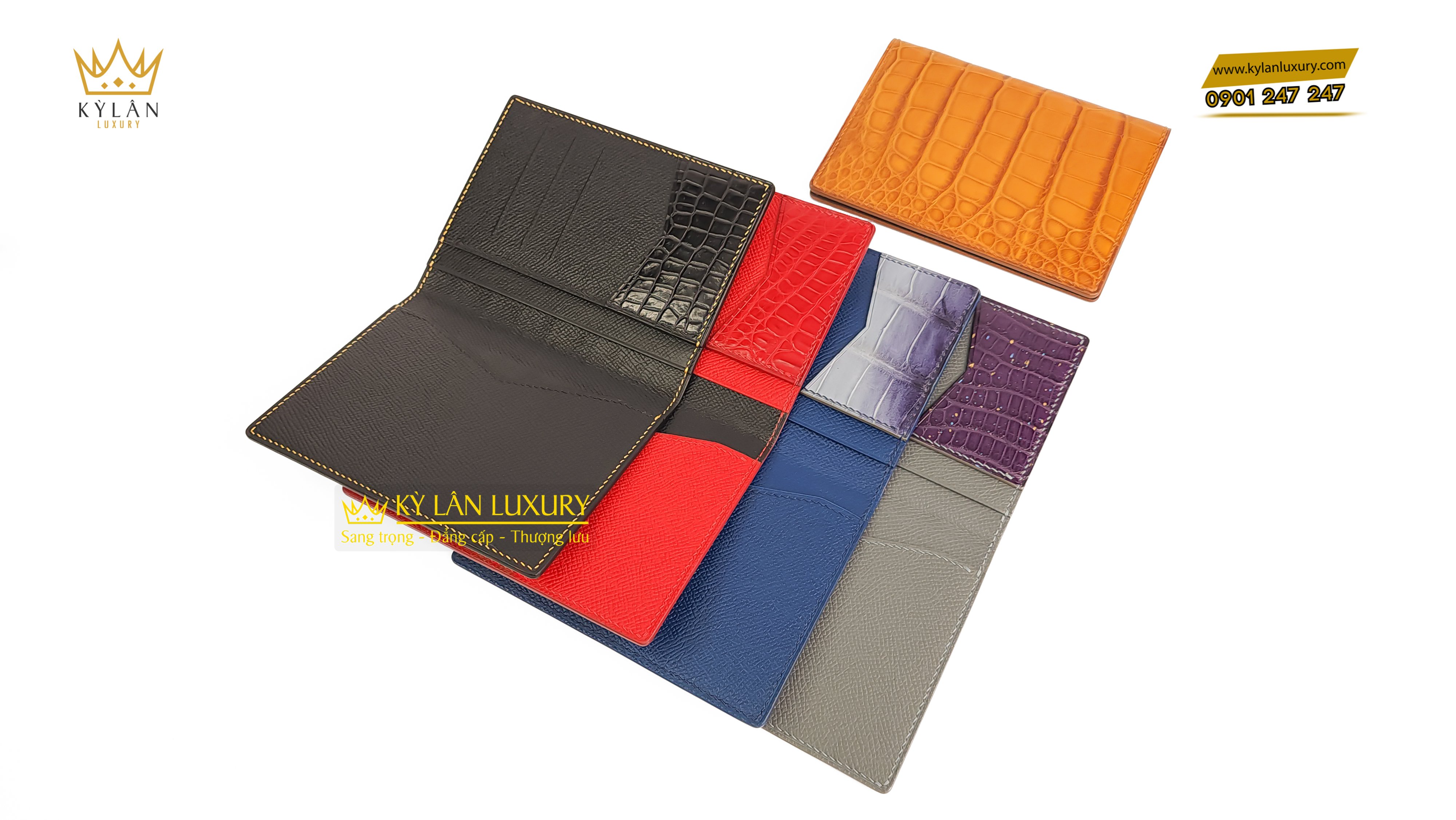 Ví Passport 45 Kỳ Lân Luxury vi passport 48 Ví Passport
