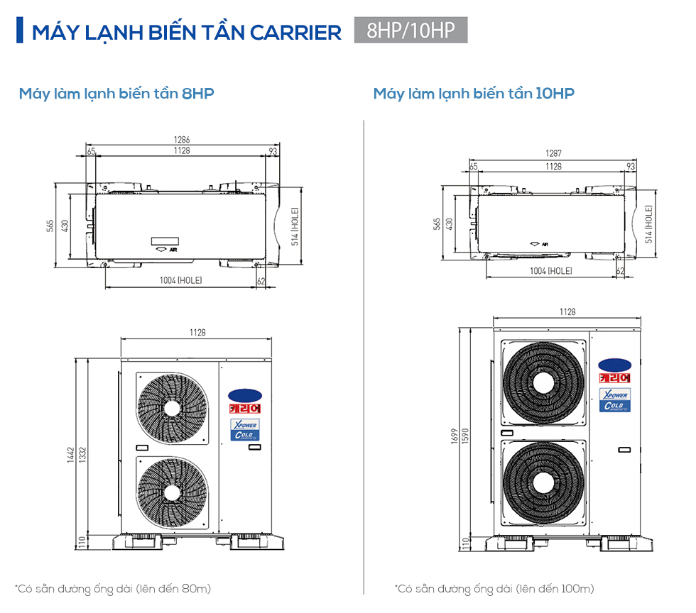 Máy lạnh biến tần Carrier