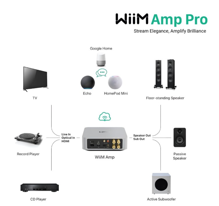 Ampli tích hợp Wiim AMP Pro