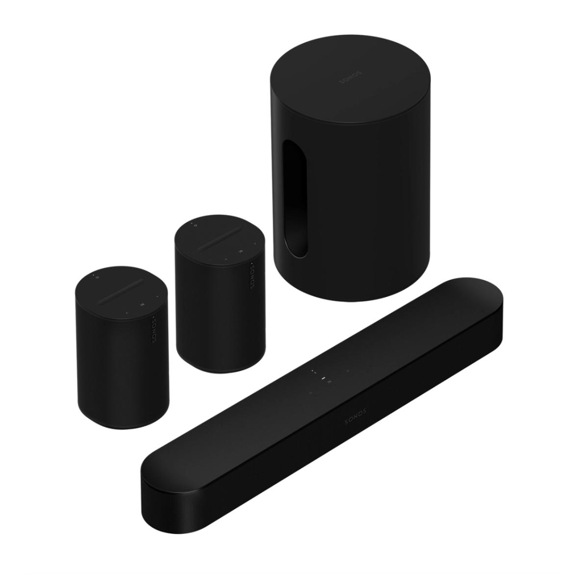 Hệ thống Âm thanh Vòm 5.1 - Kết hợp với Beam (Gen 2) và Sub Mini