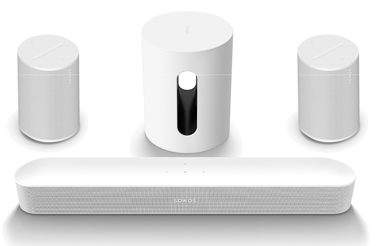 Combo Sonos Immersive Set: Beam (Gen 2), Sub Mini & 2 Loa Era 100