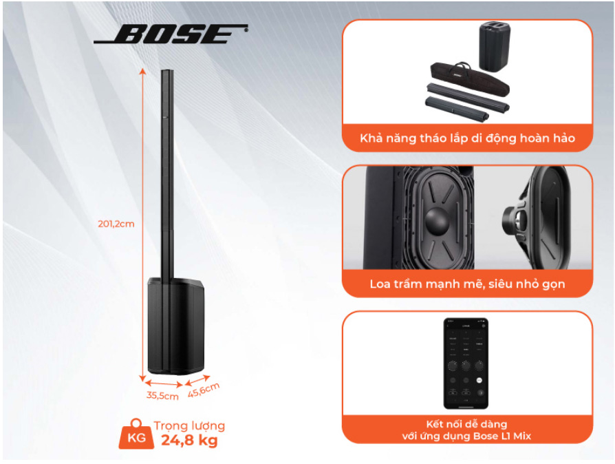 Loa colume array Bose L1 PRO16