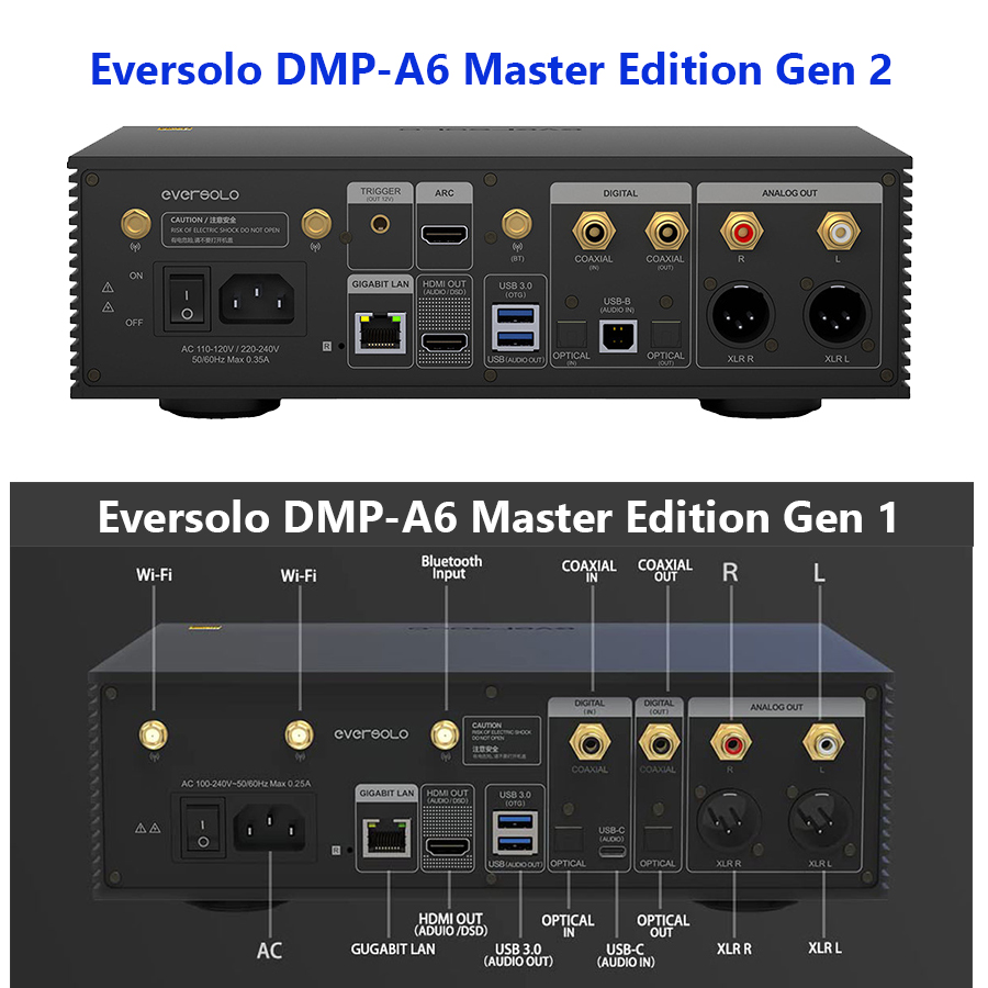 So sánh chi tiết Network Streamer Eversolo Master Edition Gen 1 và Gen 2