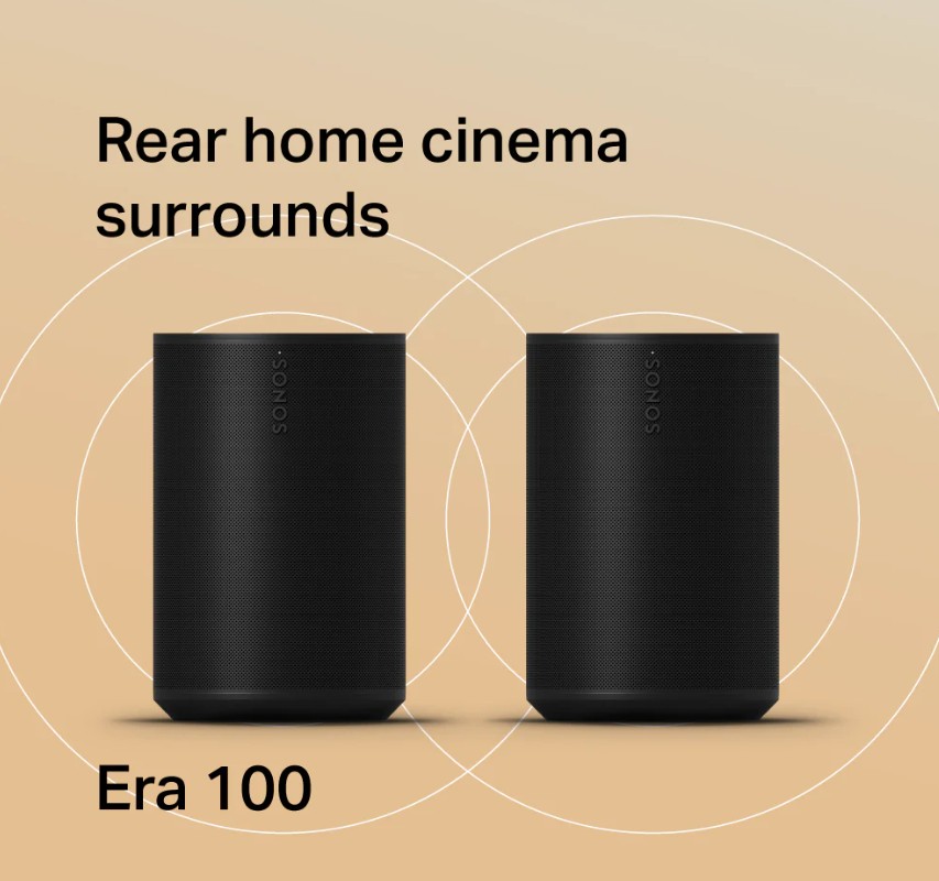 Sonos Immersive Set (Beam Gen 2, Sub Mini, Era 100)