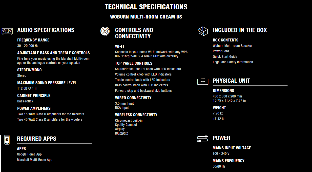 Loa Marshall Woburn Multi-Room