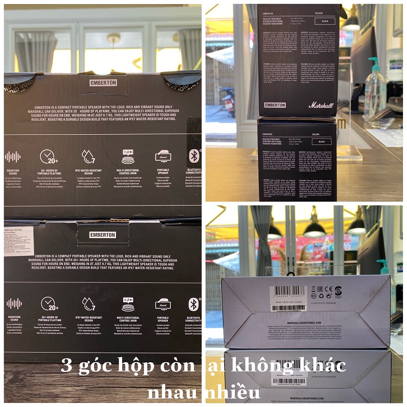 Phân biệt Emberton Real - Fake