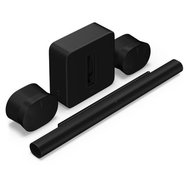 so sánh hệ thống Sonos Ultimate Immersive Set xem phim cao cấp và Samsung HW-Q990D, Sony HT-A9 / Bravia Theatre Bar 9, các hệ thống âm thanh có đầu AV truyền thống