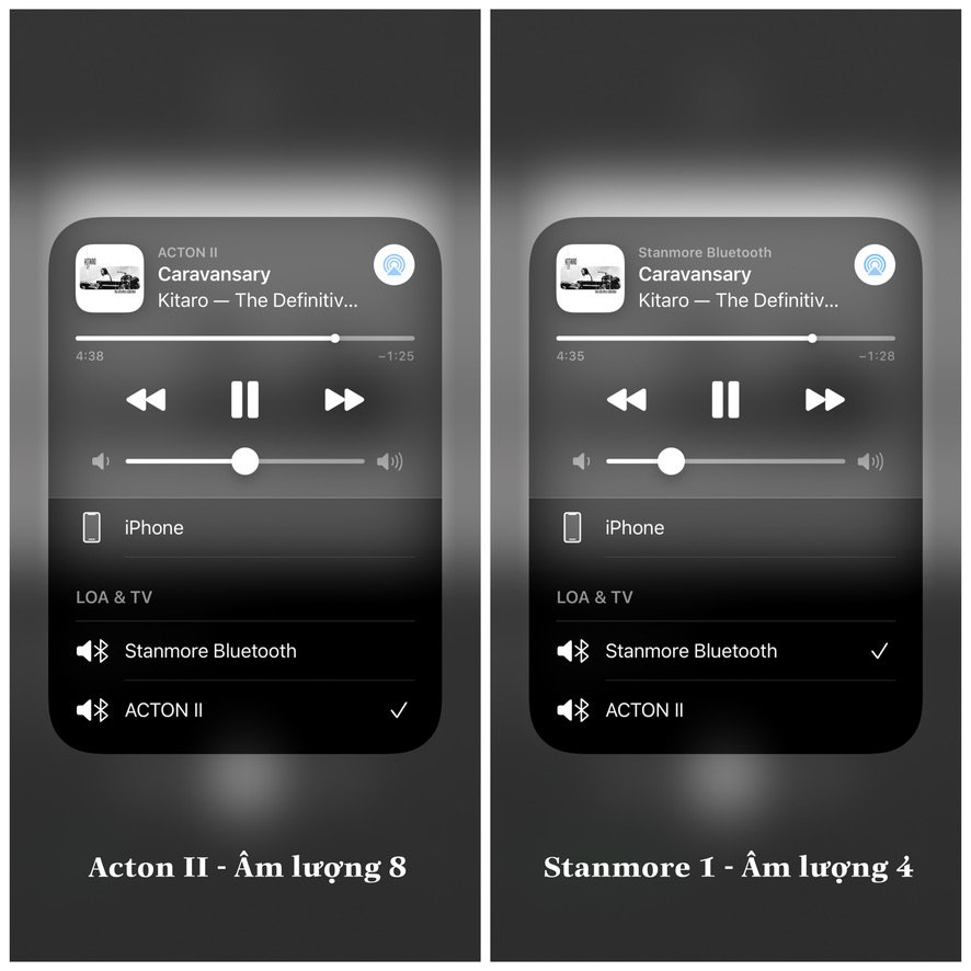So sánh Marshall Stanmore đời 1 và Marshall Acton II