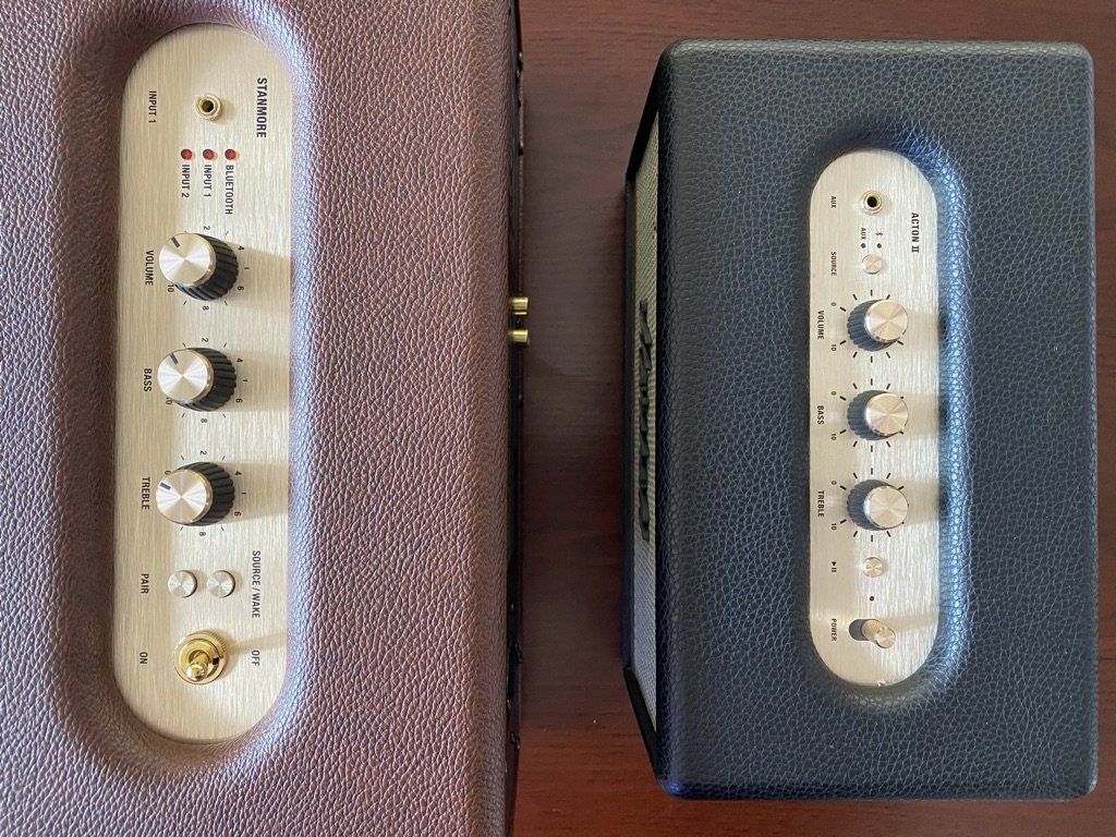 So sánh Marshall Stanmore đời 1 và Marshall Acton II
