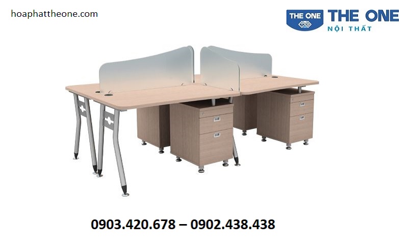 Cụm bàn làm việc 4 chỗ HRMD06