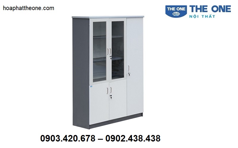 Tủ văn phòng gỗ công nghiệp HP1960-3BK