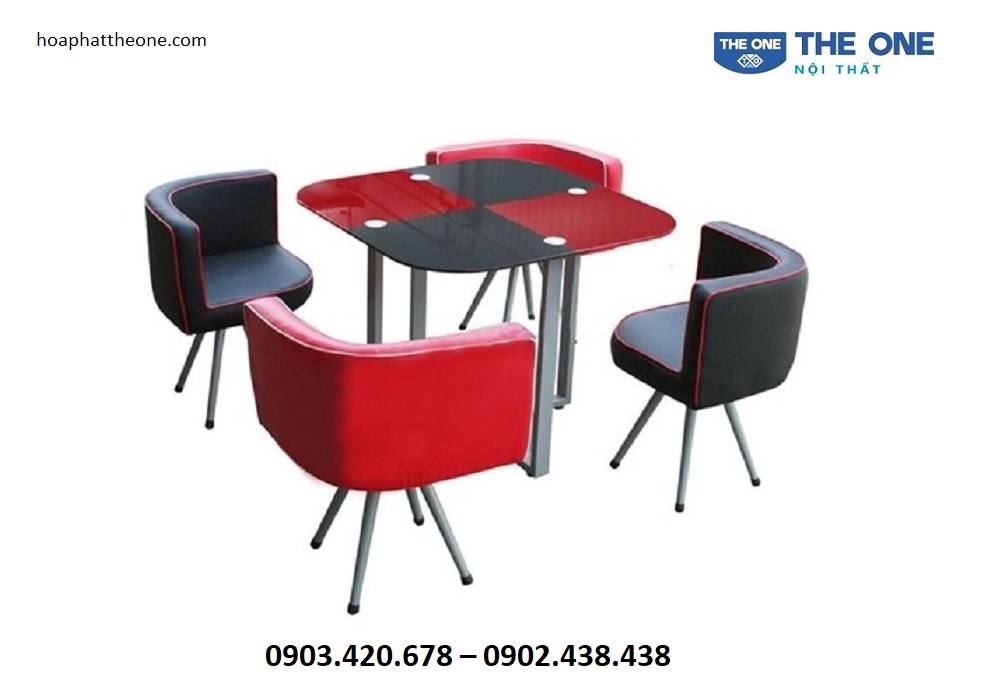 Các mẫu bàn ghế cafe được làm từ chất liệu tốt, dễ vệ sinh làm sạch