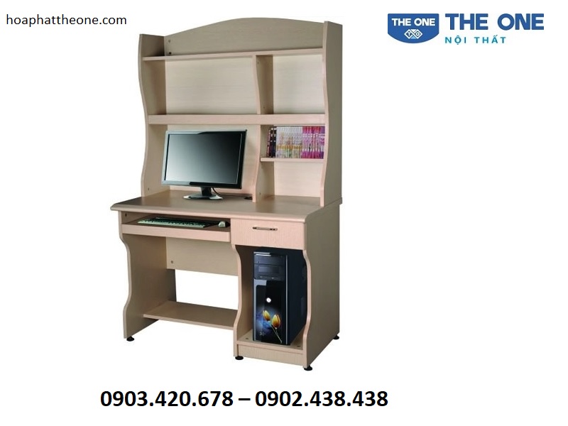 Bàn làm việc liền giá sách sở hữu nhiều ưu điểm vượt trội