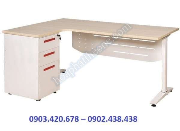 Bàn làm việc 1m6 chân sắt The One UNP1612CS3