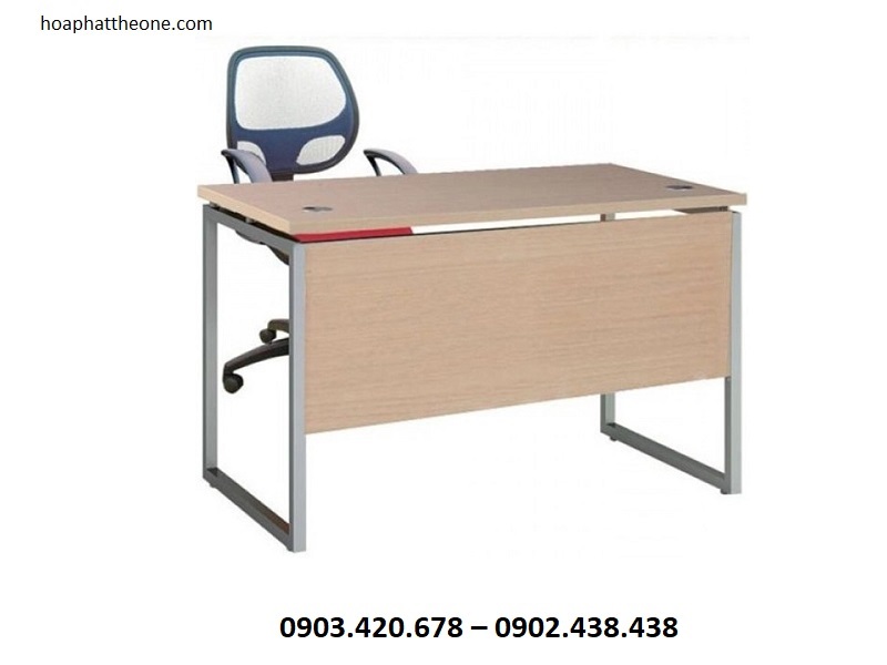 Mẫu bàn HR120SC2 chân sắt mặt gỗ