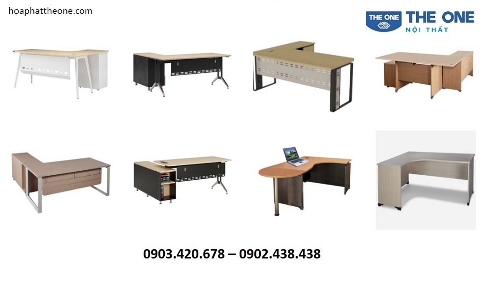 Bàn chữ L có thiết kế đẹp, linh hoạt, tiện nghi