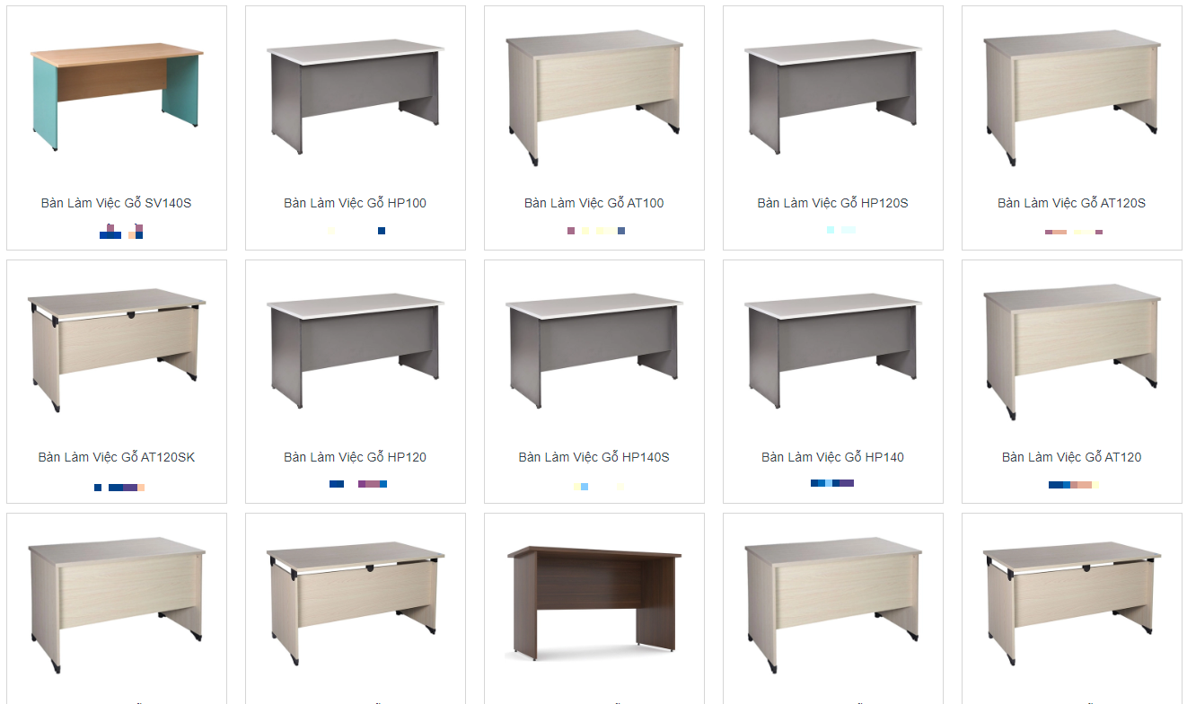 Bàn làm việc gỗ nội thất The One