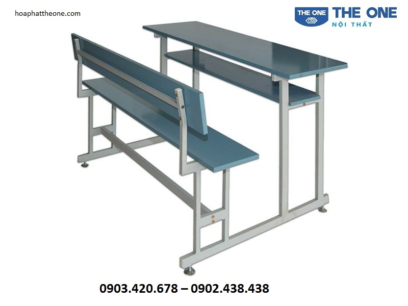 Bàn liền ghế học sinh được sử dụng nhiều làm bàn ghế bán trú tại các trường cấp 3