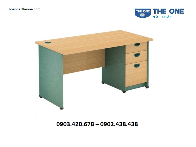 Mẫu bàn văn phòng gỗ công nghiệp melamine thường có giá thành rẻ nhất trong phân khúc