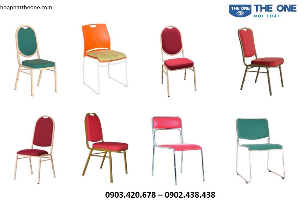 Ghế hội trường khung thép đa dạng về kiểu dáng, mẫu mã, màu sắc lẫn kích thước