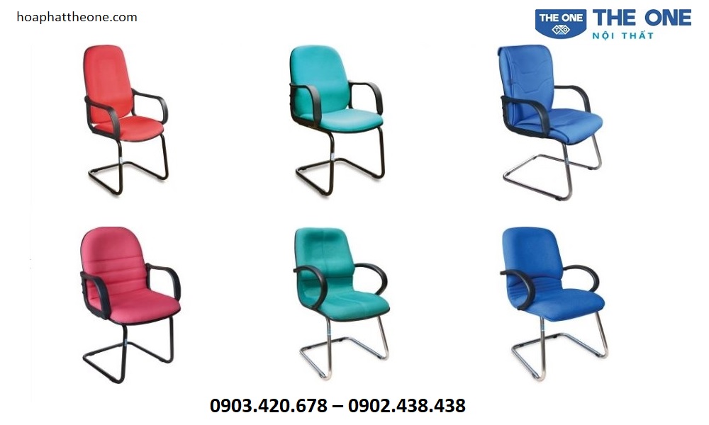 Dòng ghế họp đệm nỉ The One nhiều màu sắc đa dạng